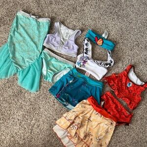 Disney Girls Swim Set Lot